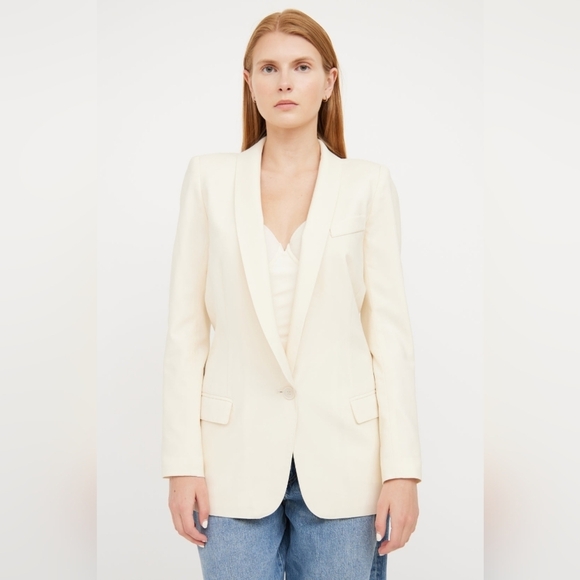 Smythe Jackets & Blazers - Smythe cream wool blazer size 6 VGUC (minor stains)